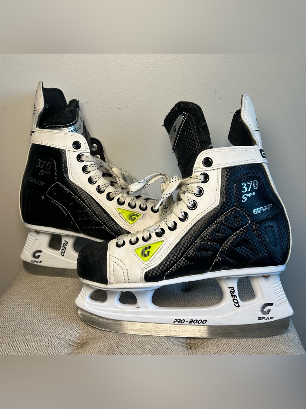 GRAF 370 Supra NT-3000 Cobra Ice Hockey Skates Size 5.5/ US Shoe Size 6.5 Mens